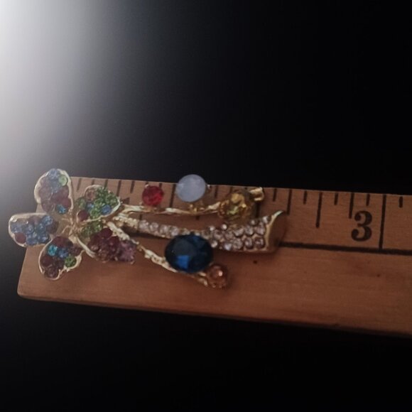 Colorful Rhinestone Earrings - Picture 4 of 5